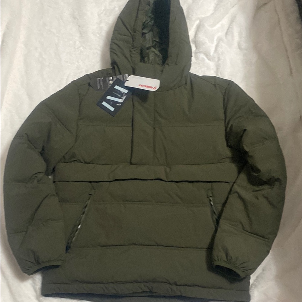 THE VERY WARM Green Puffer Jacket